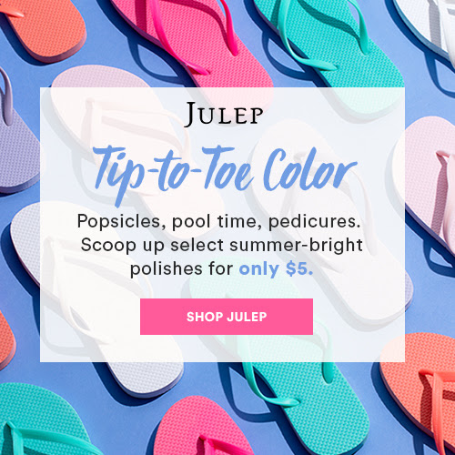 New Julep Sale – SELECT SUMMER POLISHES $5 EACH